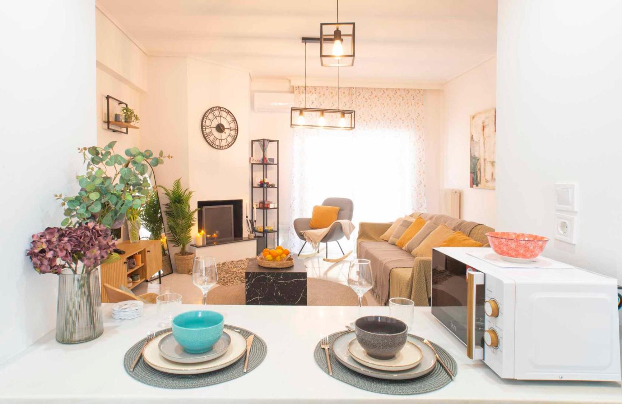 Top Floor Apartment In Chalkís 外观 照片