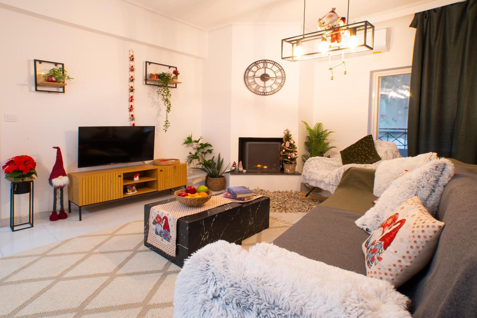 Top Floor Apartment In Chalkís 外观 照片
